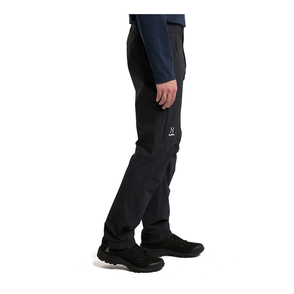 Haglöfs MORÄN SOFTSHELL STANDARD - Pantalon Homme true black