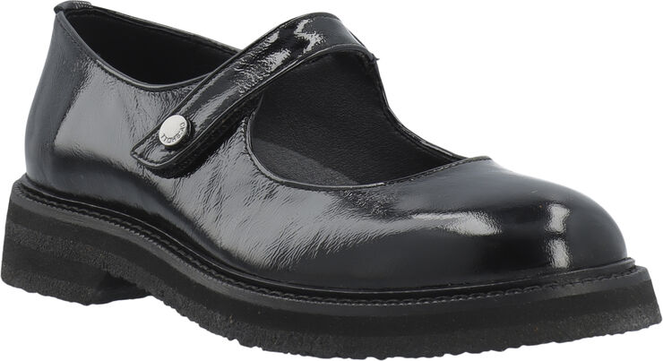 Cashott CASBETTY Mary Jane Patent Leather Black