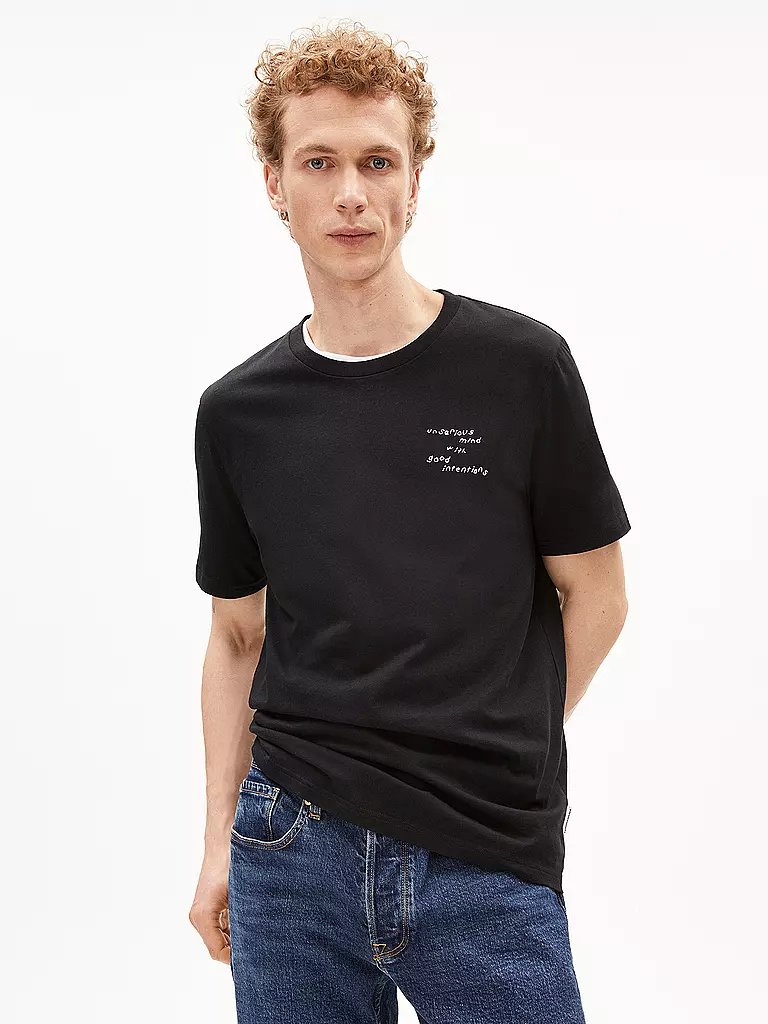ARMEDANGELS T-Shirt JAAMES  schwarz