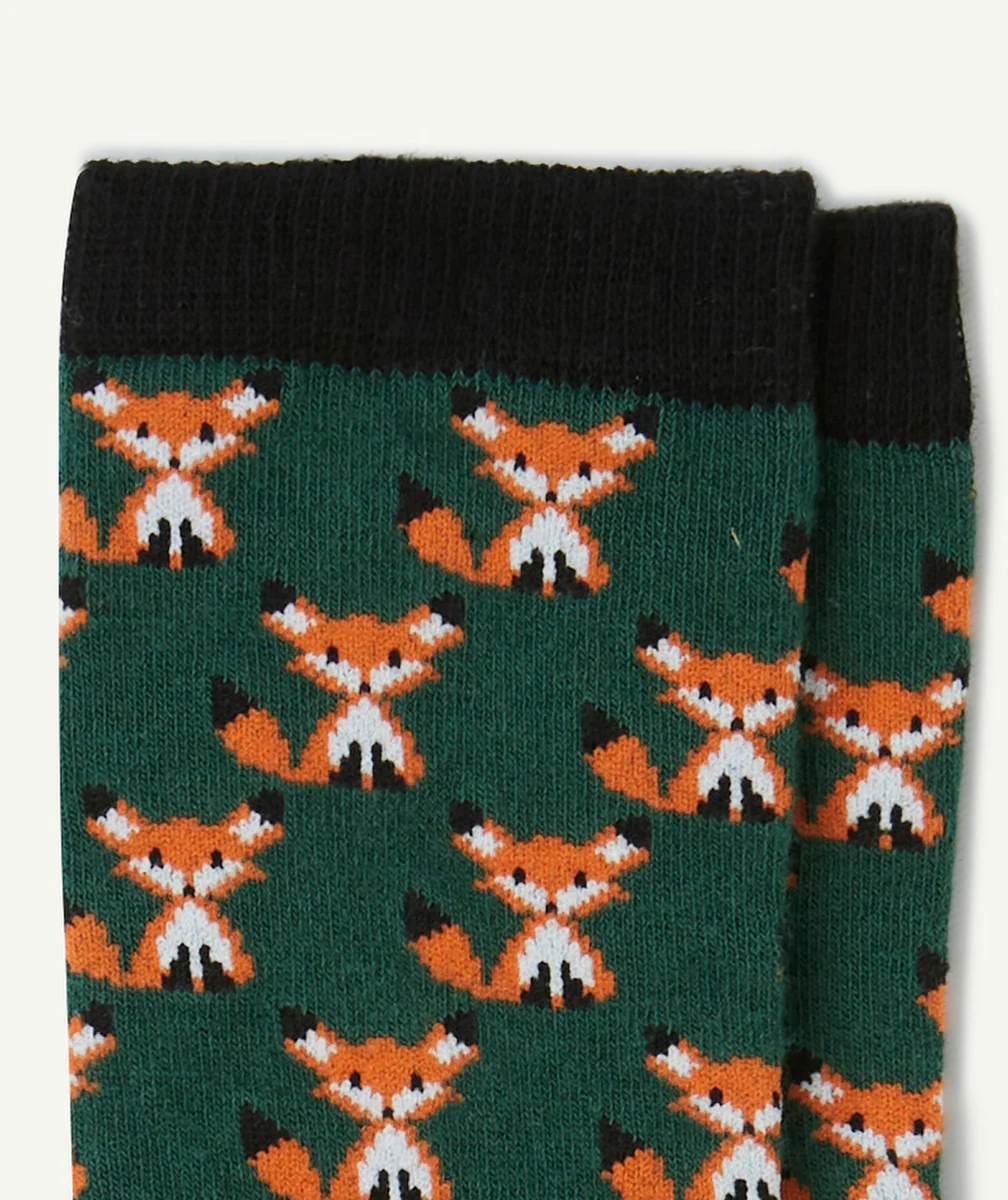 JIMMY LIONPAIRE DE CHAUSSETTES AVEC IMPRIMÉ RENARD