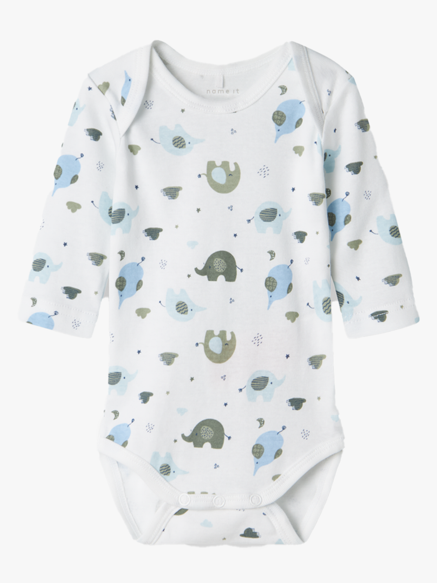 Body 3P Long Sleeve Baby Elephant