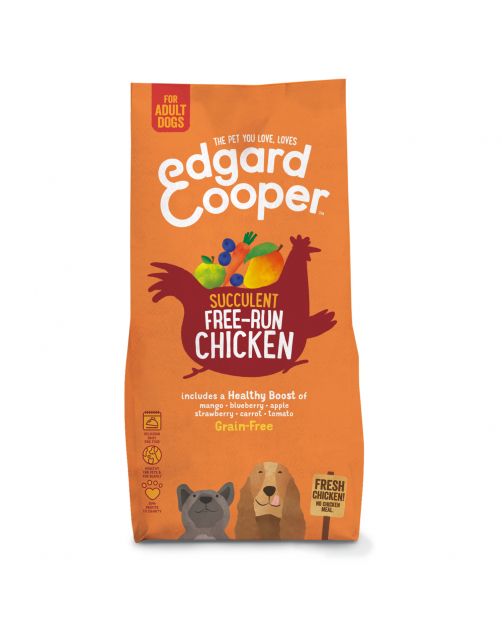 Edgard&Cooper Free-Run Chicken Adult Kip&Mango&Bessen - Hondenvoer