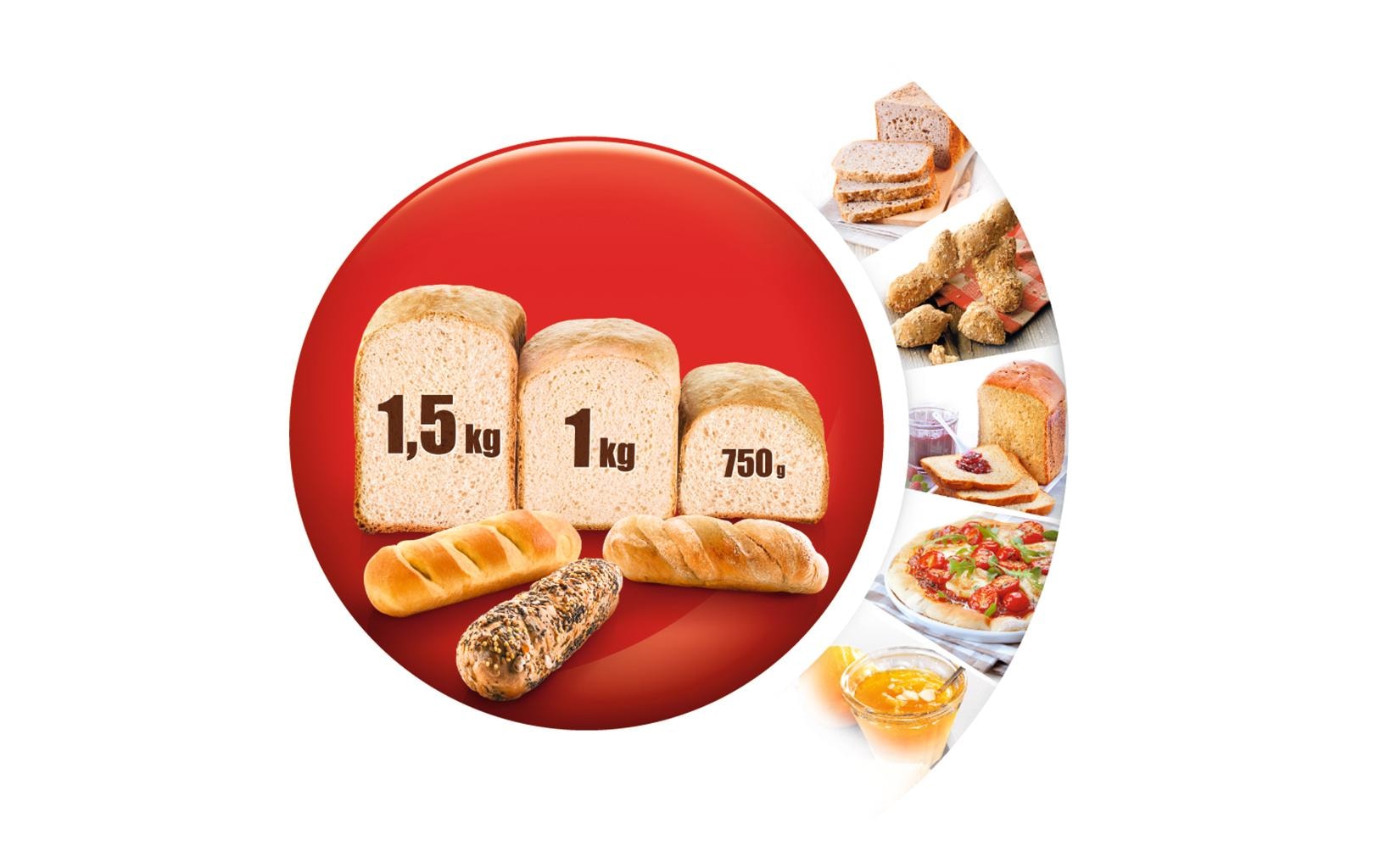 Moulinex Brotbackautomat »Bread Baguette« 1600 W