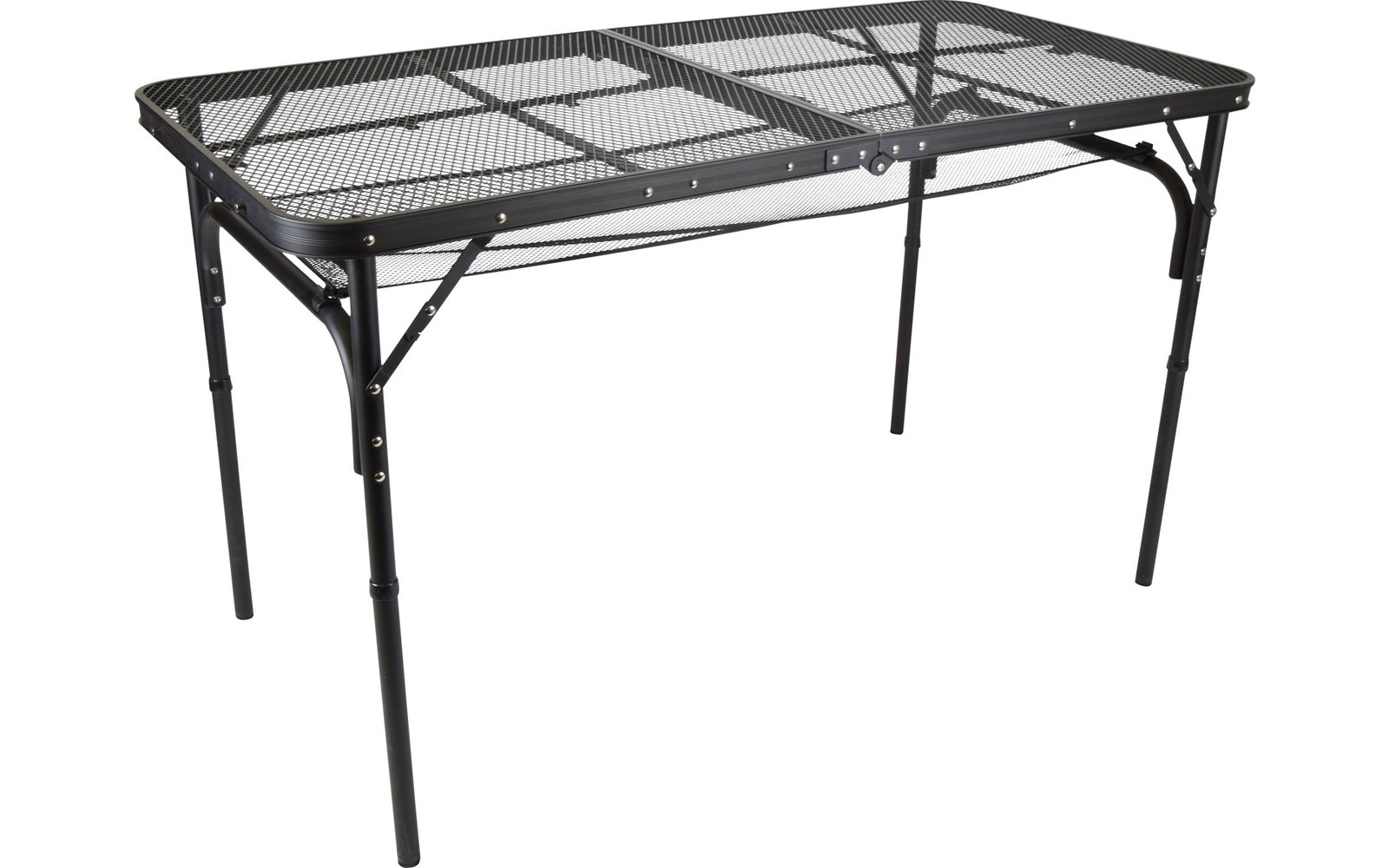 DEFA Aluminium Mesh Campingtisch 90 x 60 cm