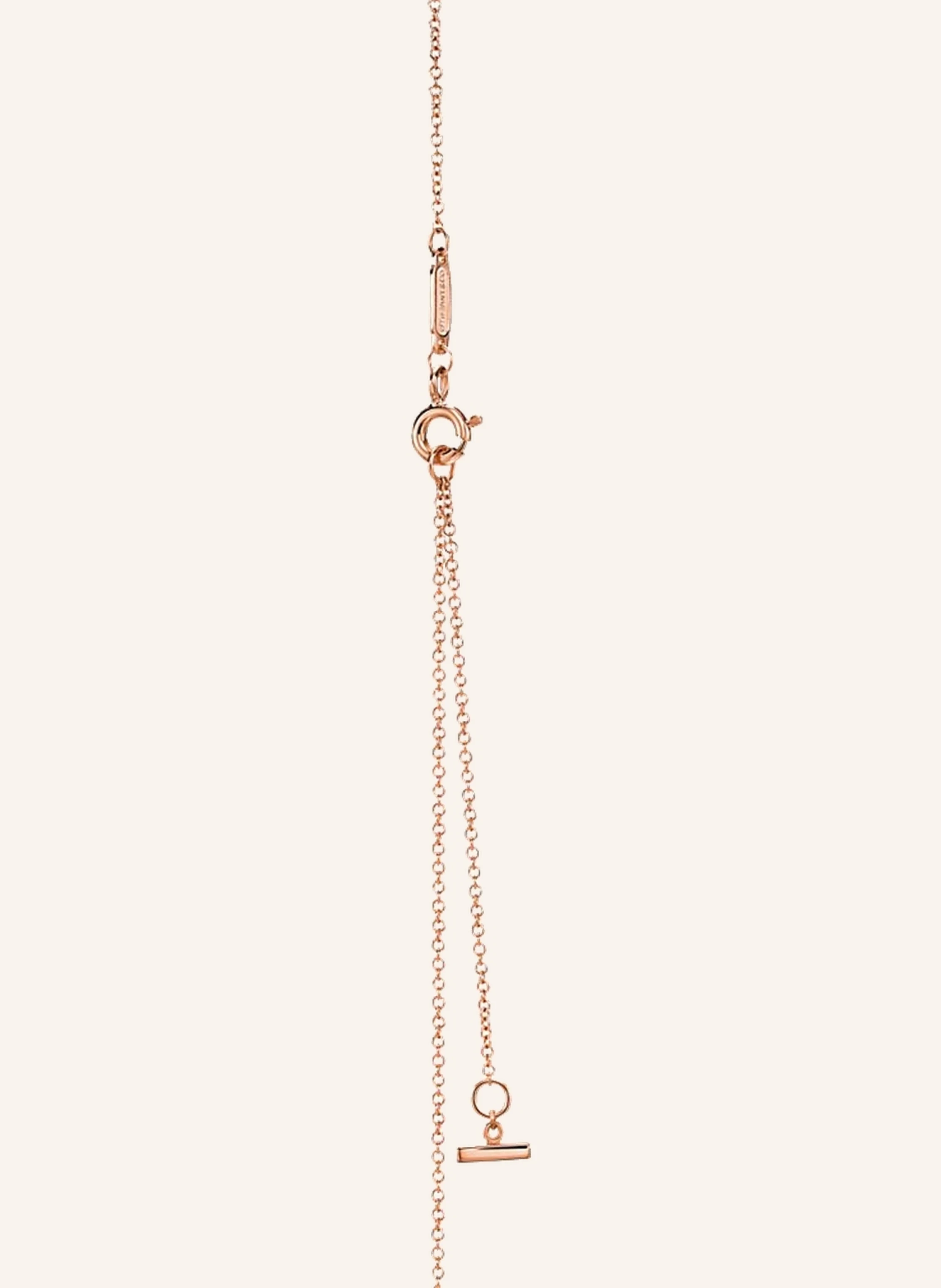 TIFFANY & Co. Tiffany T Smile HALSKETTE aus 18 Karat Roségold
