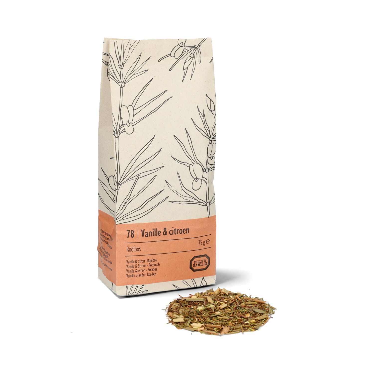 Vanille & citroen, Rooibos, 75 g