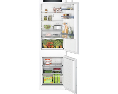Bosch KIN86VSE0 inbouwkoelkast met vriezer, afmetingen (B x H x D): 54,1 x 177,2 x 54,8 cm, koelgedeelte: 184 l, vriesgedeelte: 76 l