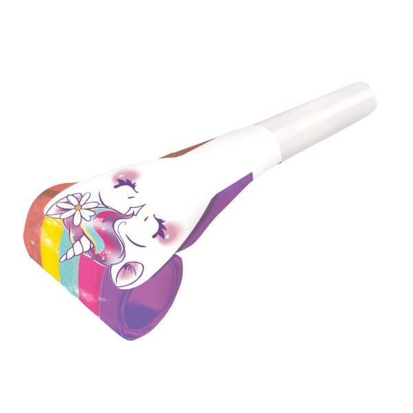 Unicorn Roltongen Gekleurd 8st