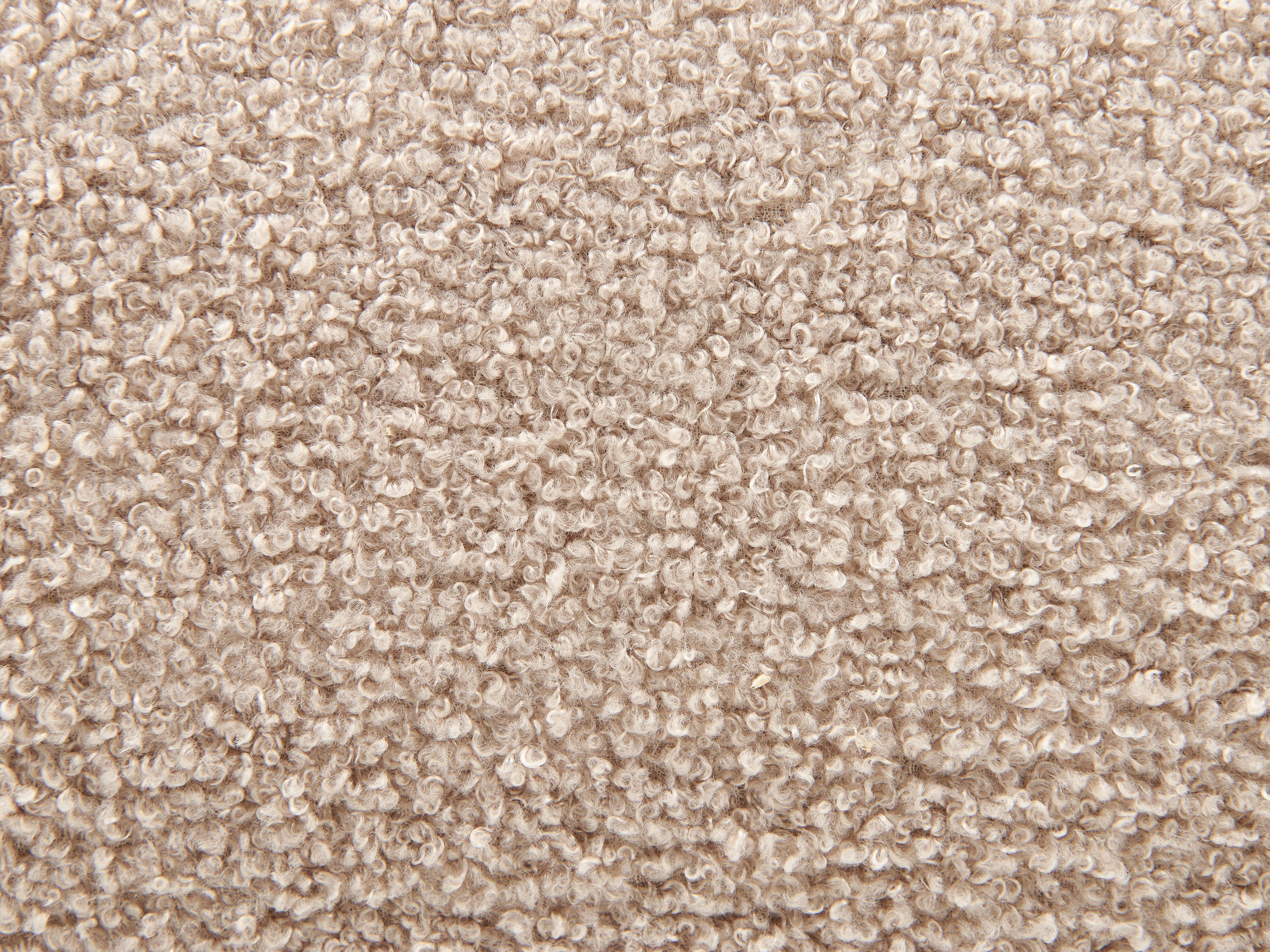 Bed met opbergruimte Bouclé BLAGNAC 180 x 200 cm Beige