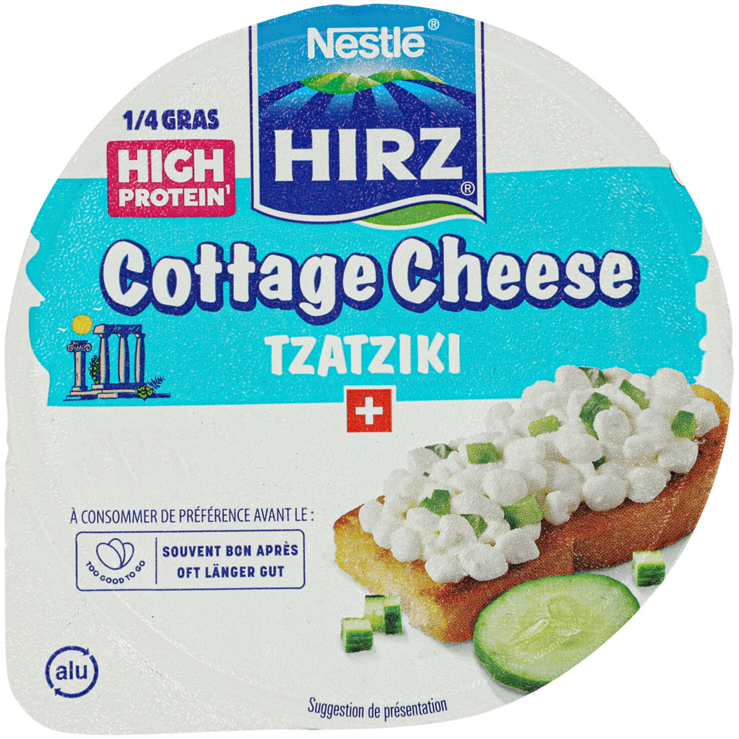 Hirz Hüttenkäse Tzatziki