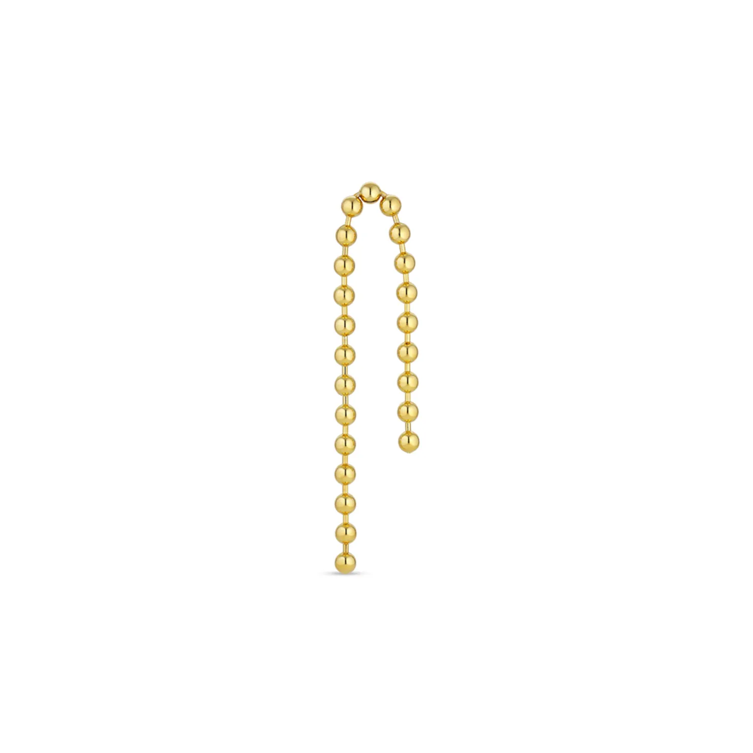 Jane Kønig Atomic Ørering Single 18 kt. Forgyldt Sølv ADCS-SS24-G