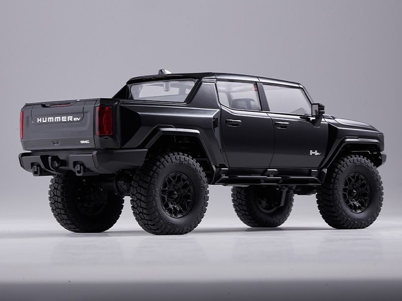FMS Scale Crawler FCX18 Hummer EV Schwarz, 1:18, RTR Detailgetreues Hummer EV Scale RC Modell