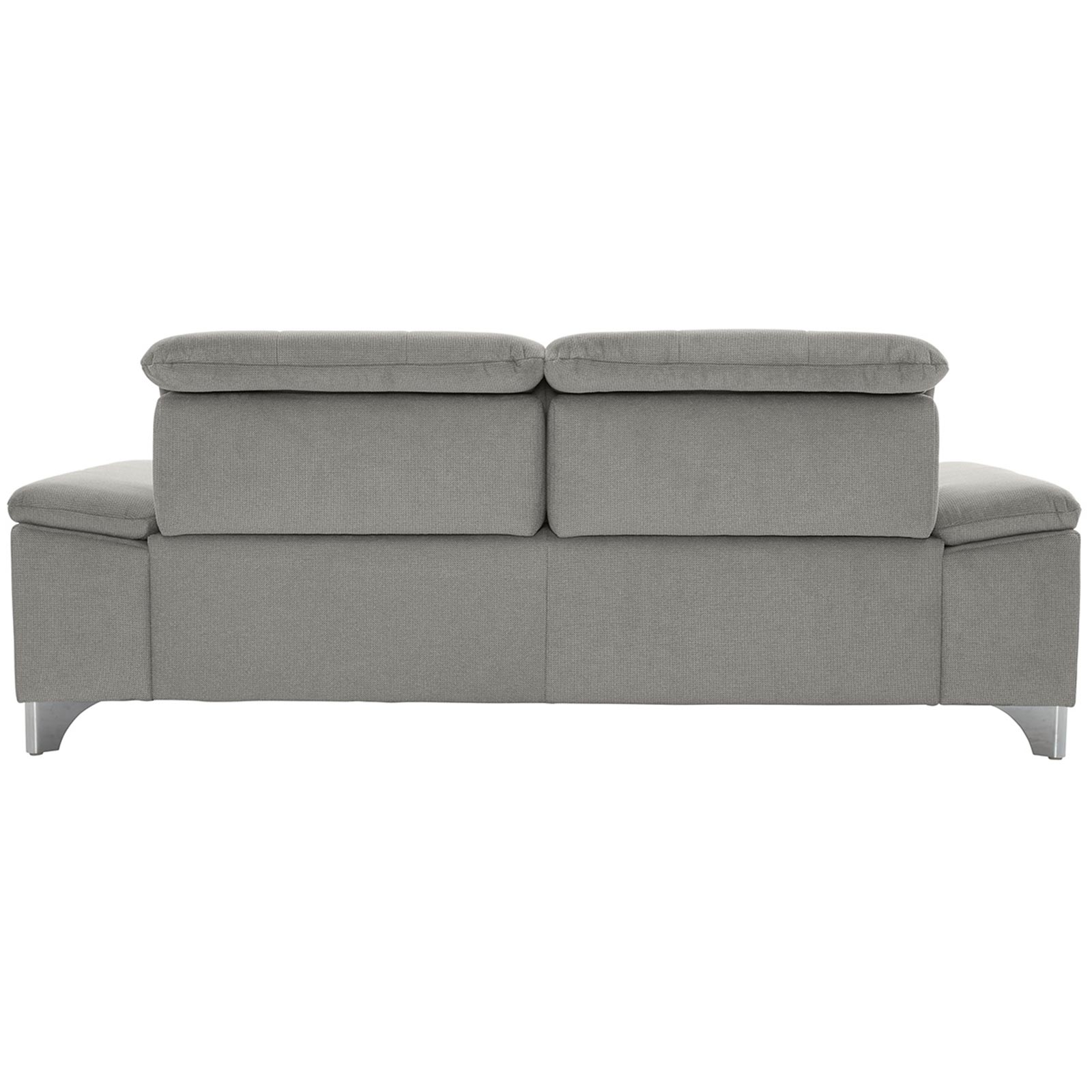 polsterpower 3-Sitzer-Sofa - Belle silver - Basismodell