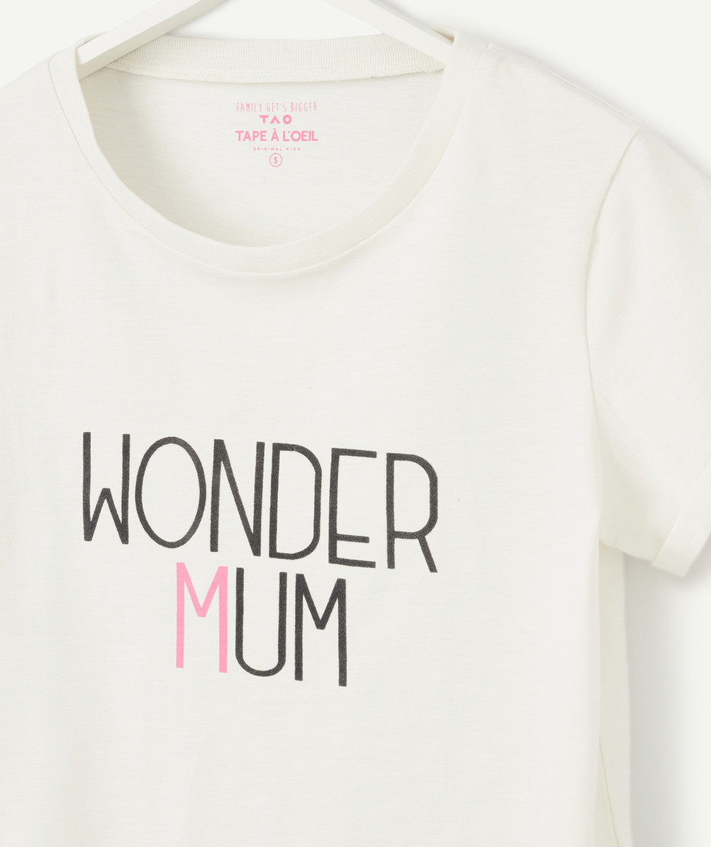 LE T-SHIRT FEMME WONDER MUM EN COTON BIOLOGIQUE