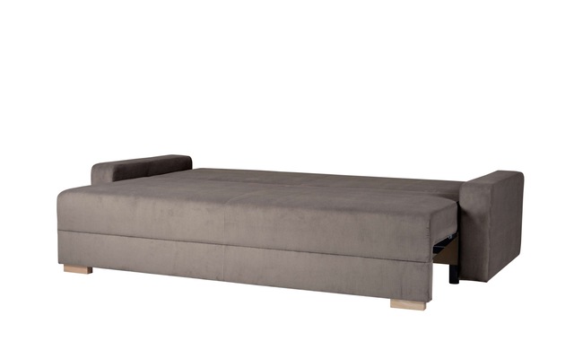 Home affaire 3-Sitzer »SHERIDIAN Schlafsofa mit Bettkasten, in Feincord & Velvet« mit Wellenunterfederung, moderne Bezüge, B/H/T 225/94/80