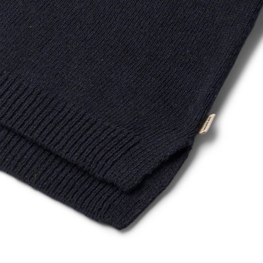 Wheat Cuba Knit Vest, Navy, 128 cm