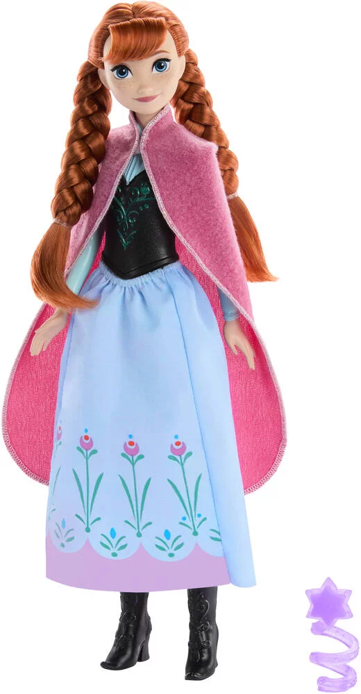 LA REINE DES NEIGES - POUPEE ANNA ET SA JUPE MAGIQUE