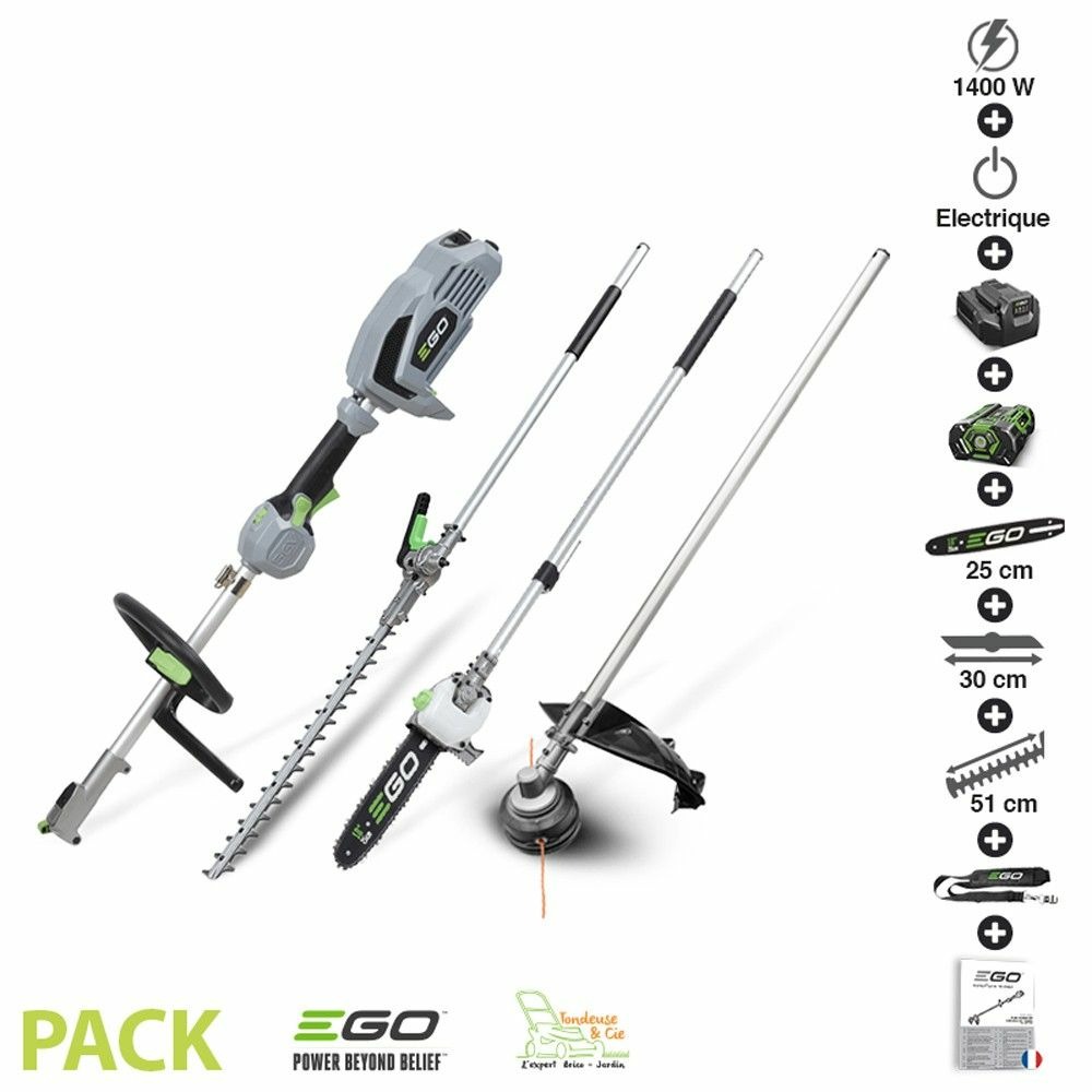 Pack multi-outils à batterie 3 en 1 batterie chargeur inclus egopower