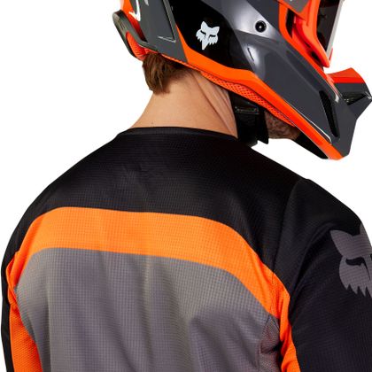 Maillot cross Fox 180 - BALLAST 2024 - Noir / Gris