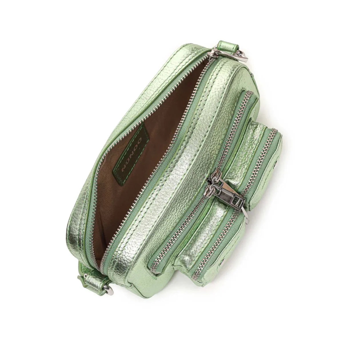 Nunoo | Helena Metallic | Leren schoudertas