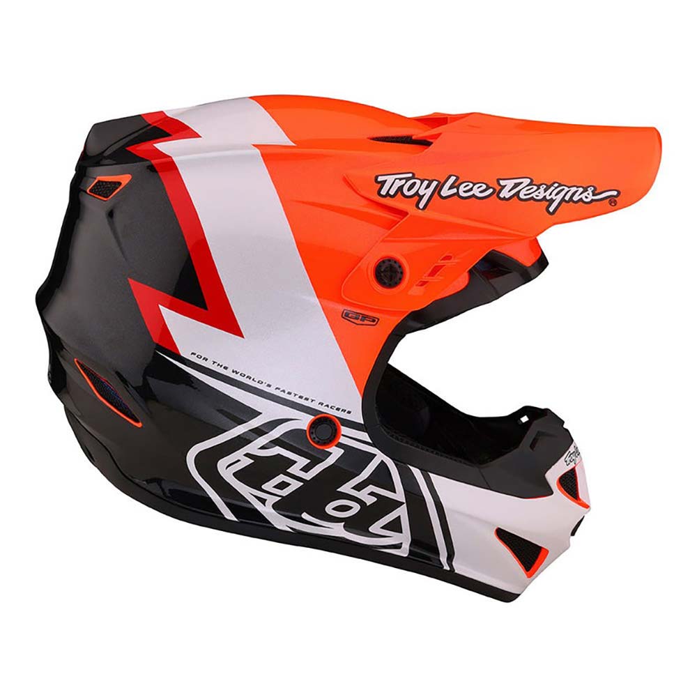 Troy Lee Designs - Casque GP Volt Gris / Orange / Noir
