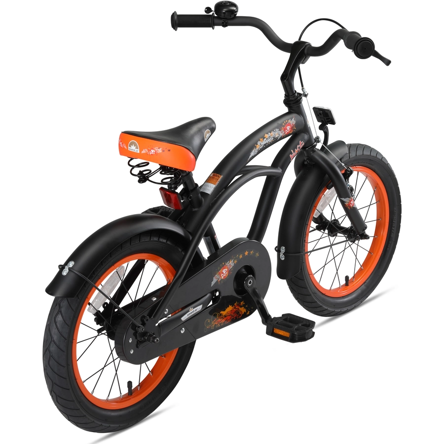 Bikestar Kinderrad 16 Zoll Cruiser schwarz