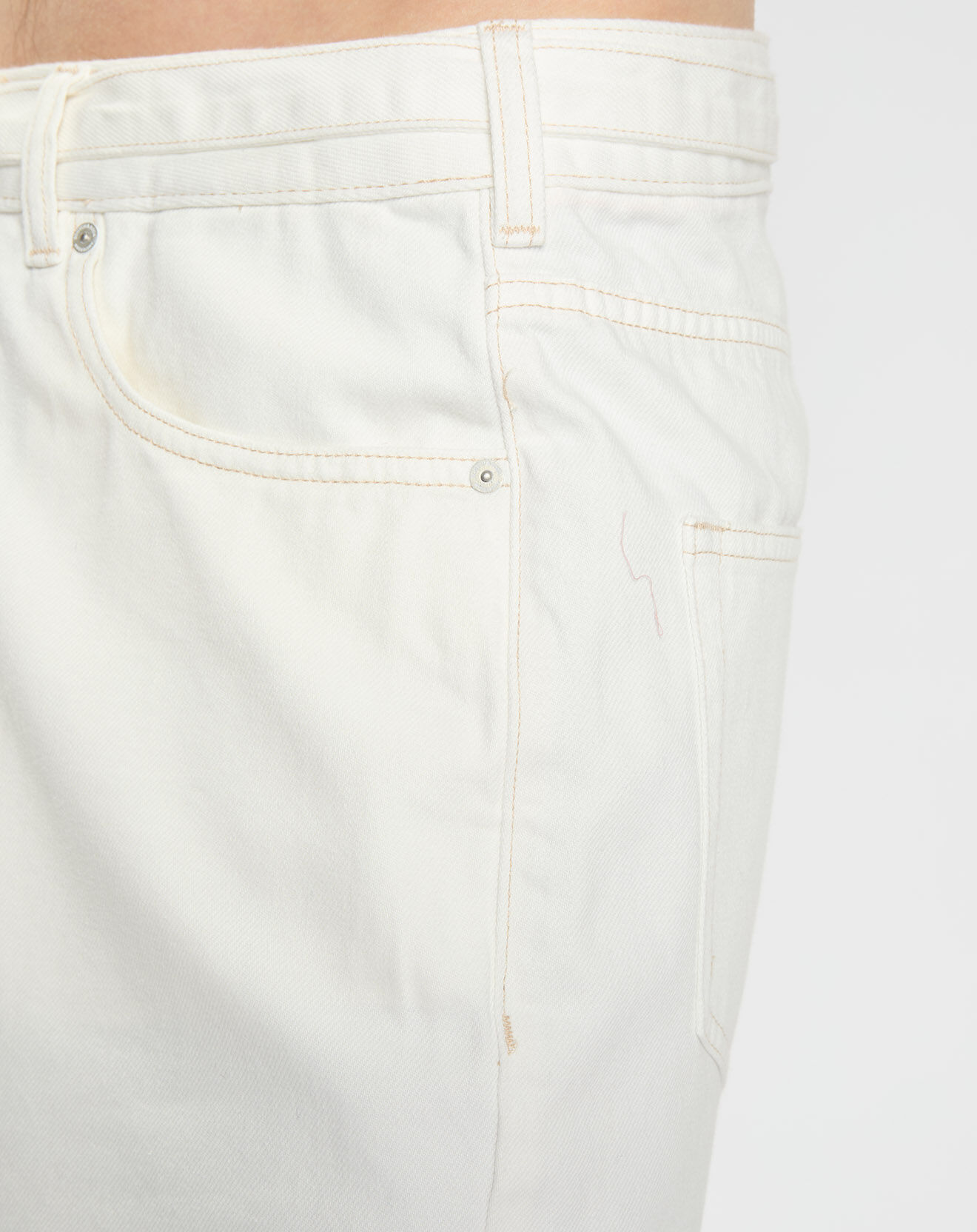 Scotch & Soda Short en Jean Regular Fit Strand Loose blanc