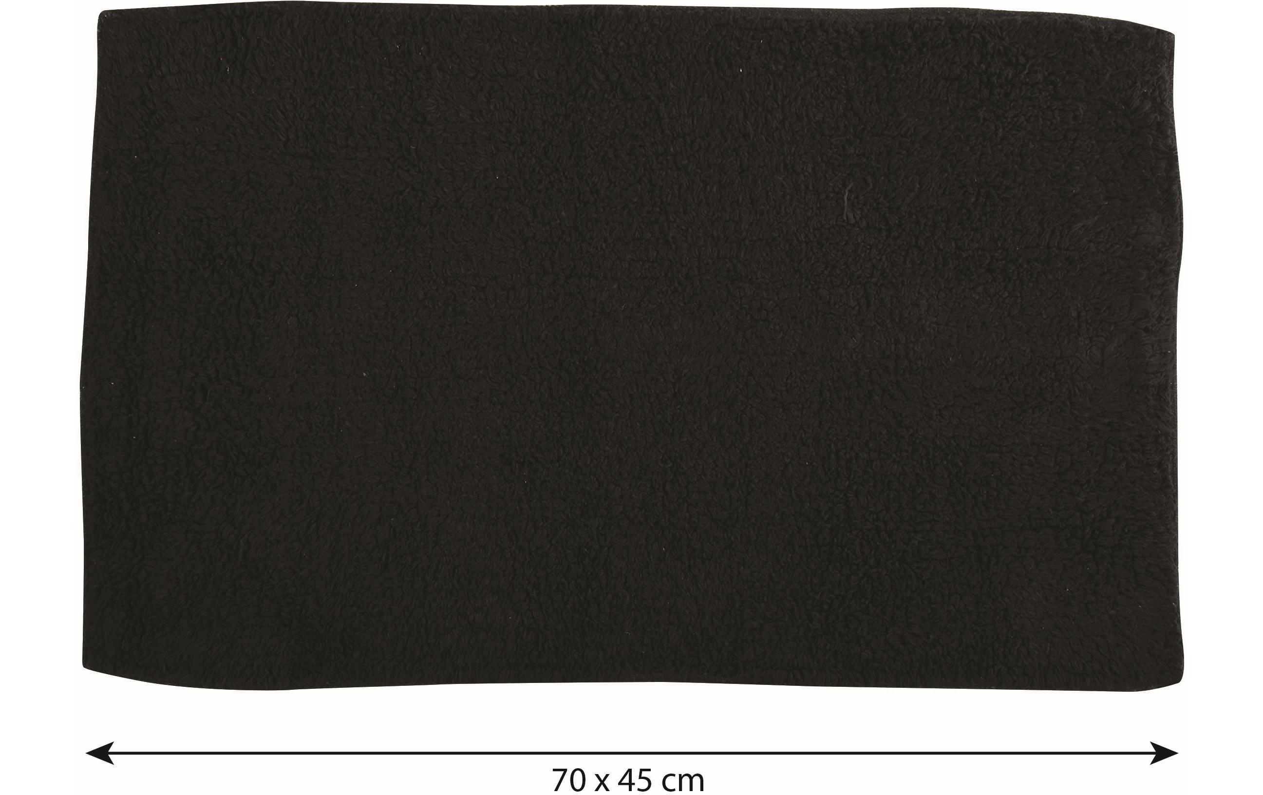 Badteppich Dalija 45 x 70 cm, SchwarzBadematte aus hochwertiger Baumwolle