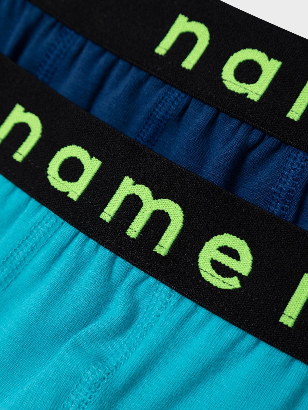 boxershort NKMBOXER - set van 2 d.blauw/aqua