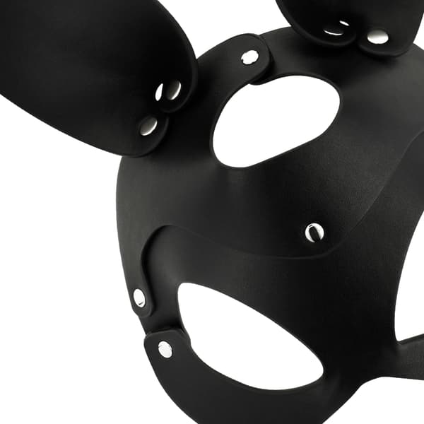 Coquette Chic Desire - Vegansk skinnmaske med kaninører