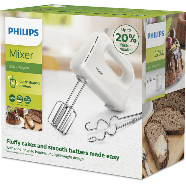 Philips HR3705/00 Handmixer Serie3000 300W