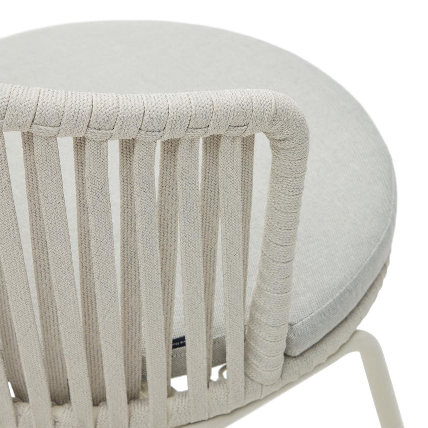 Kave Home Gartenstuhl JONCOLS 4er Set grau