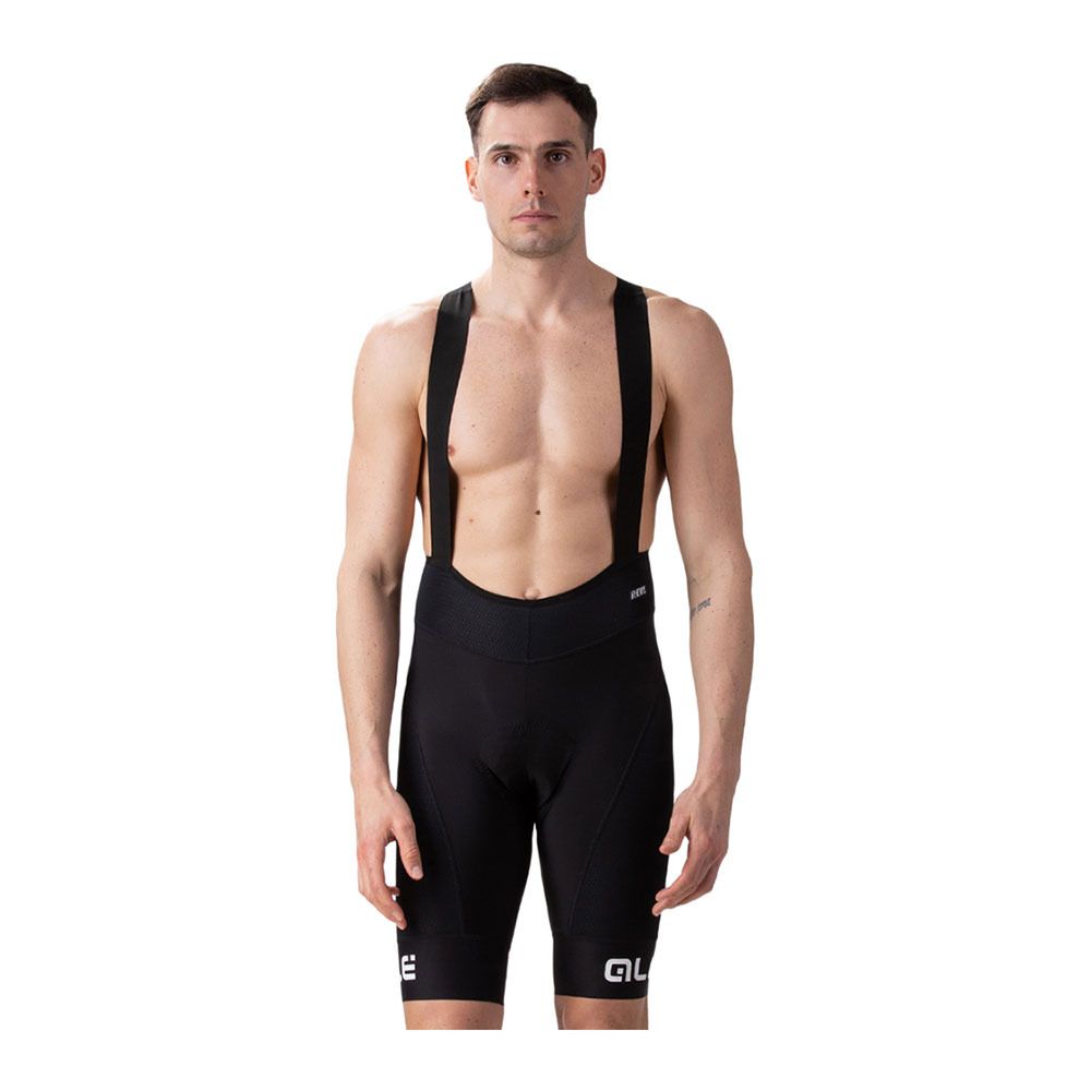 Ale AGONISTA PLUS - Cuissard À bretelles Homme black/white