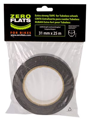Fond de Jante Tubeless Zero Flats Technical Tape 25 m