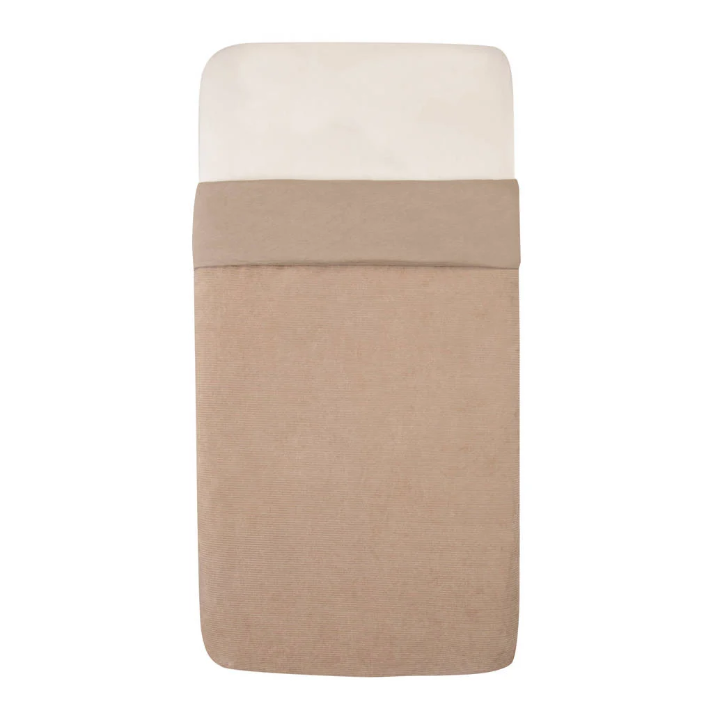 Tuck-Inn all season ledikantdeken Urban Taupe velvet rib
