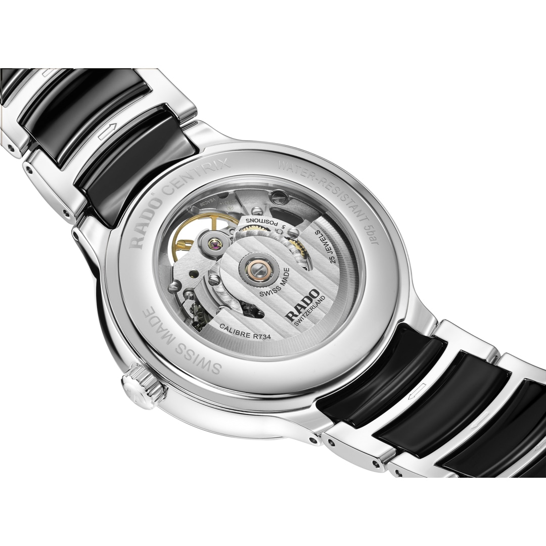 Rado Centrix L Automatik Open Heart Blau
