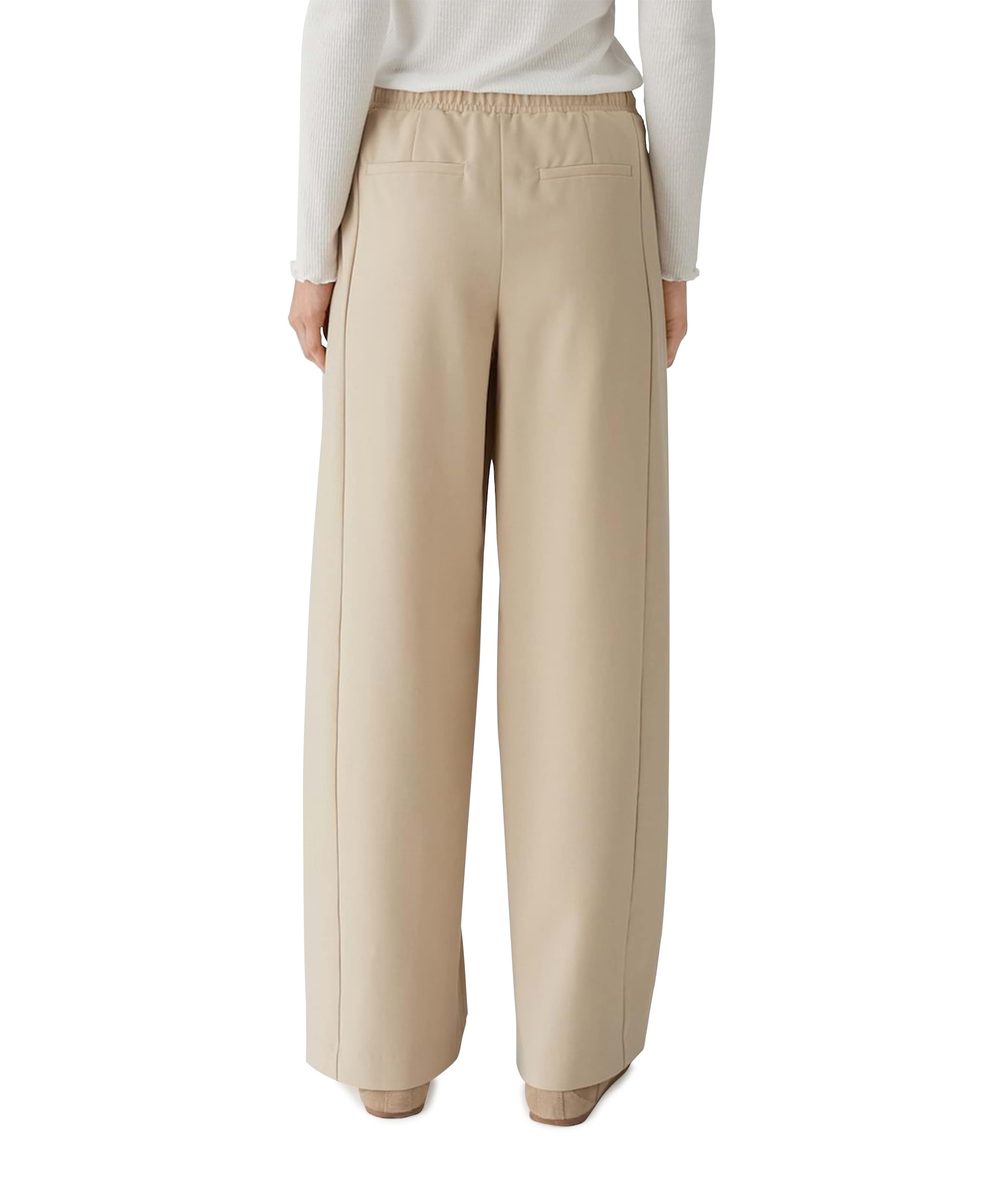 OPUS Melane flow dames broek beige