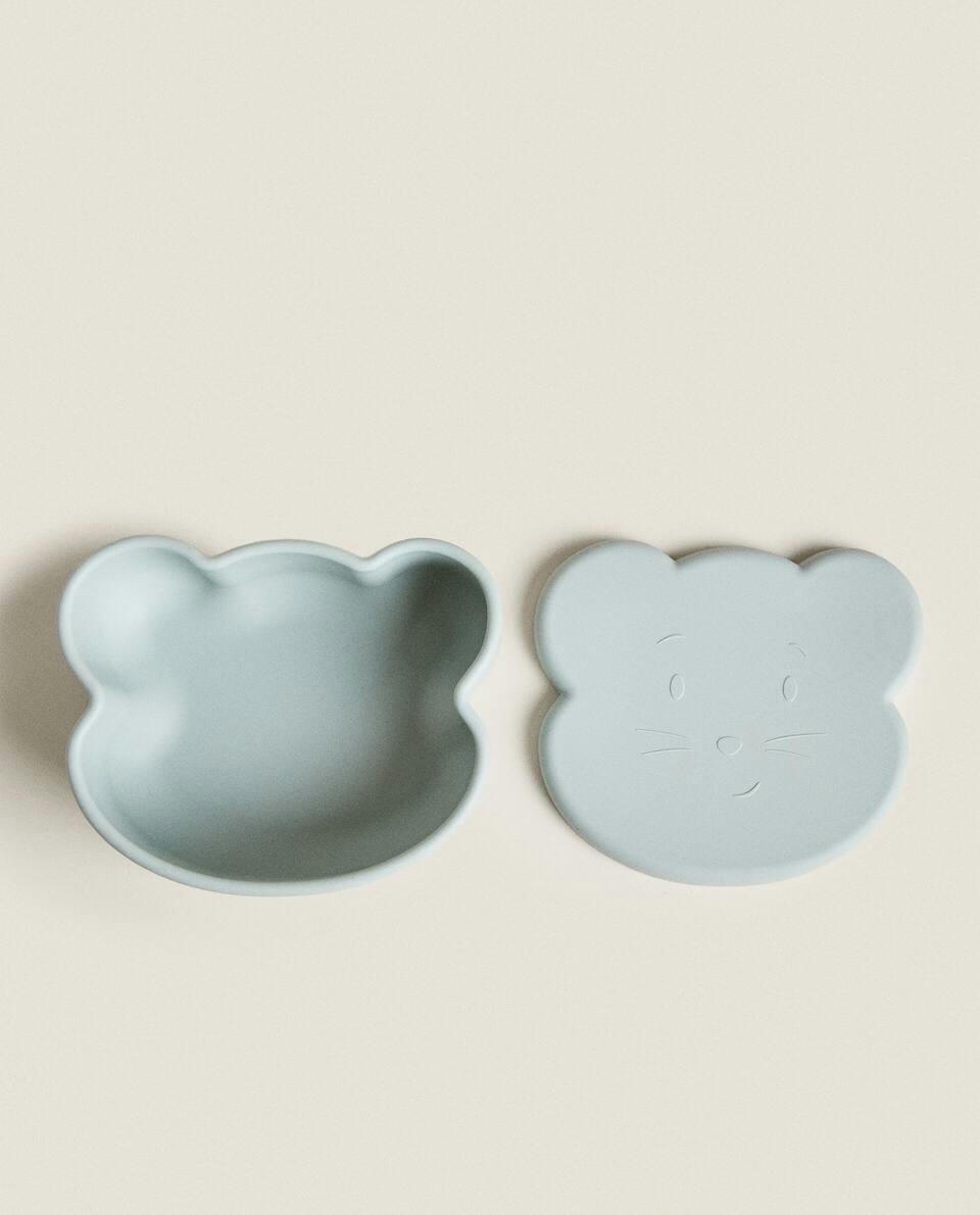 Lancheira de silicone em formato de rato