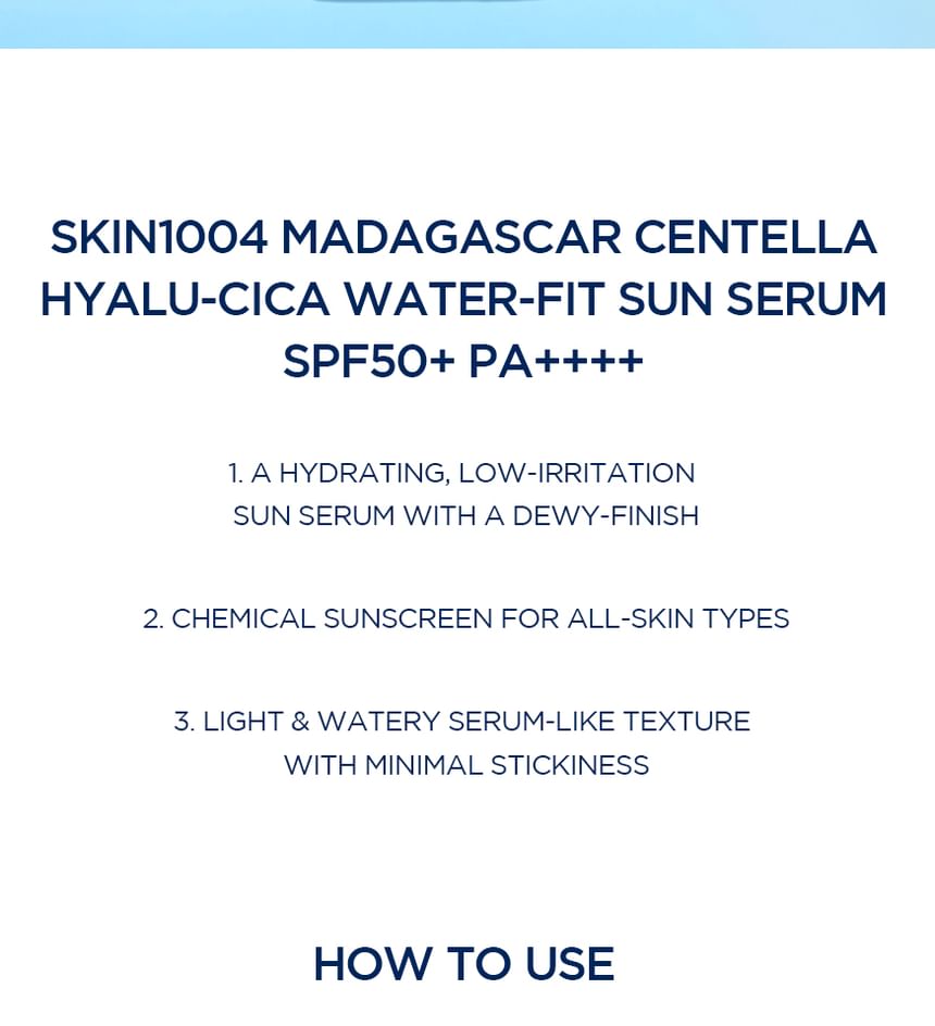 SKIN 1004 - Hyalu Cica Sunsational Kit