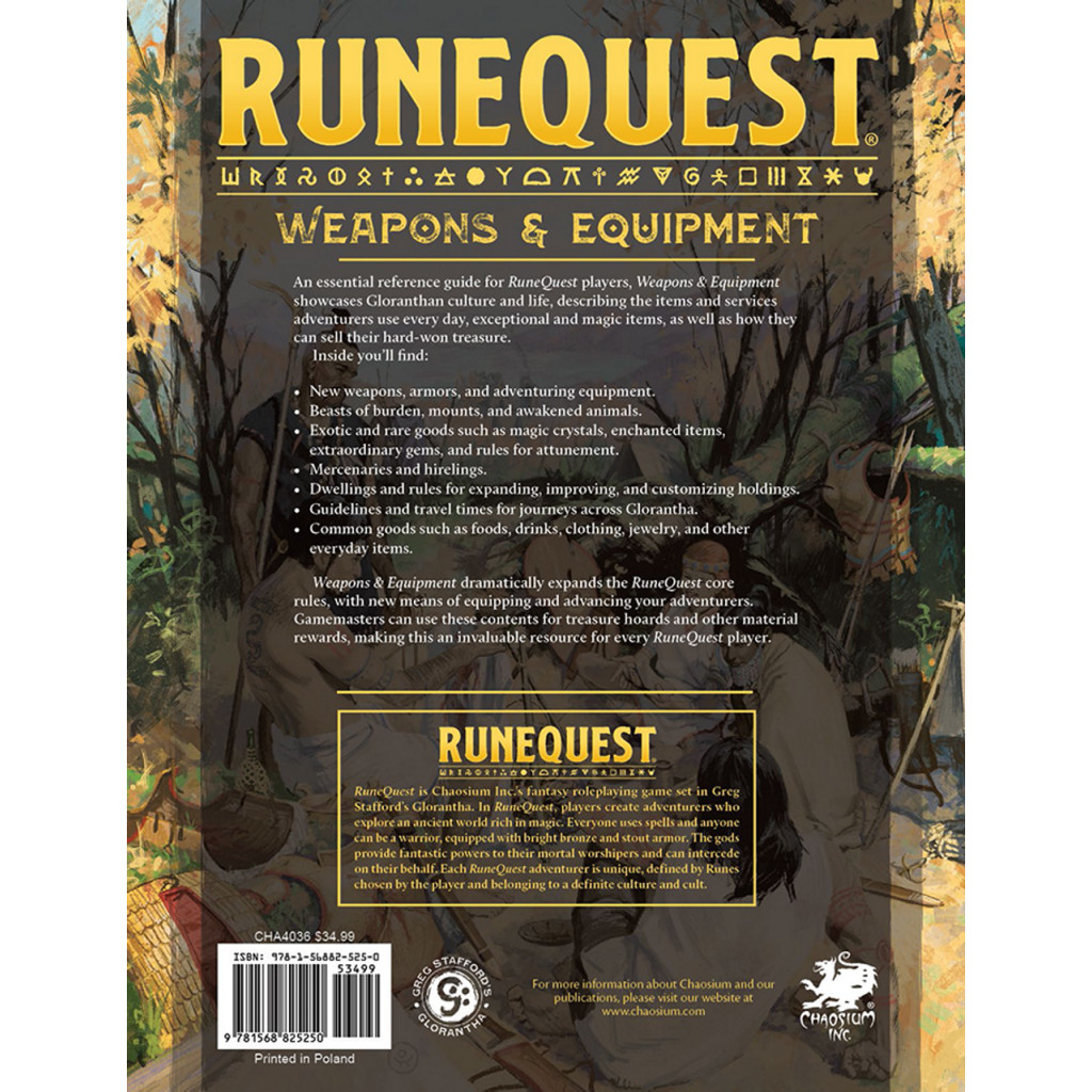 RuneQuest - Weapons & Equipment