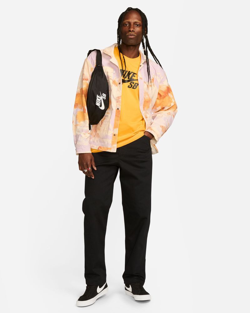 T-shirt Nike SB Jaune & Noir pour homme