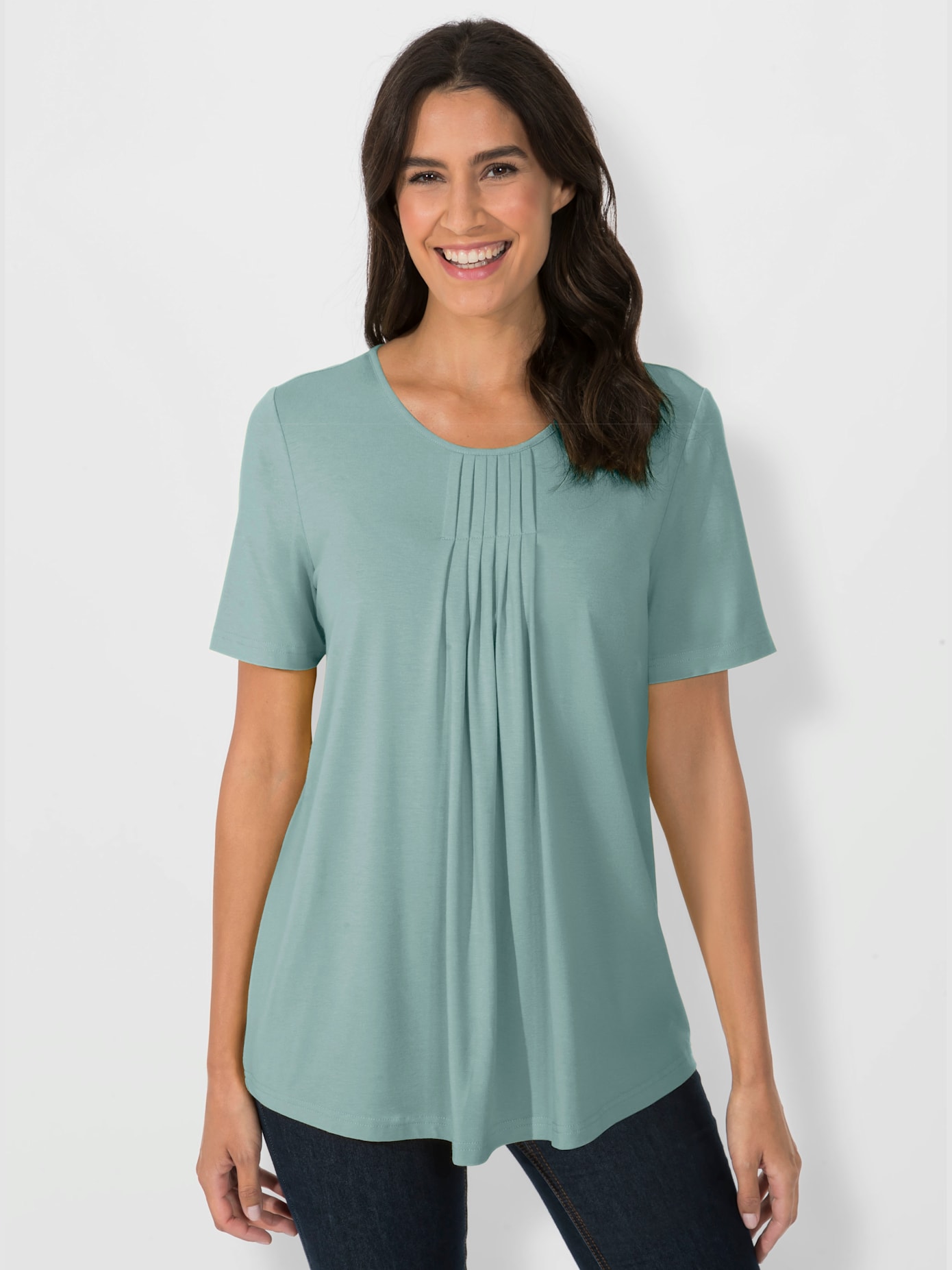 T-shirt à encolure ronde viscose