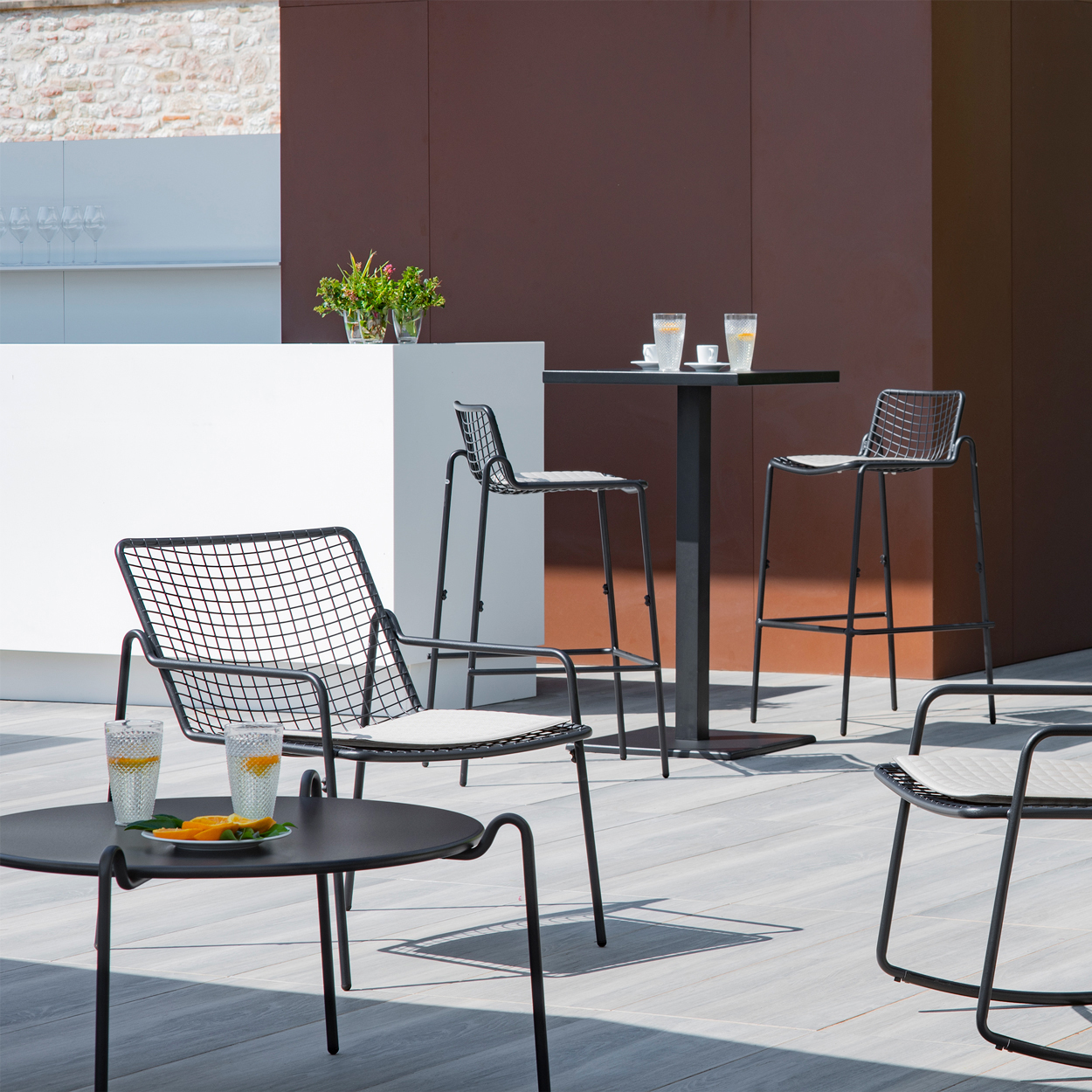 Salontafel Rio R50 zwart