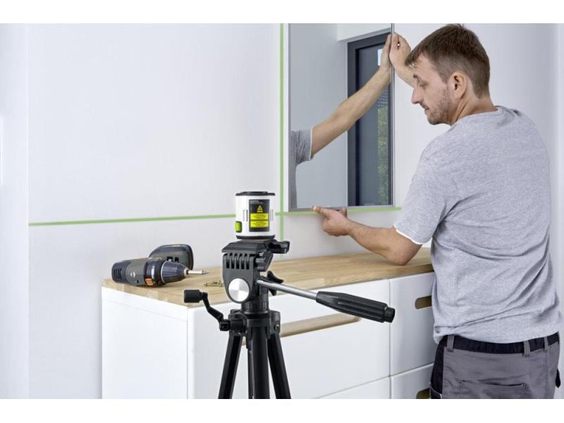 Laserliner Kreuzlinien-Laser EasyCross-Laser Green Set 15 m Kreuzlinienlaser mit 15 m Reichweite