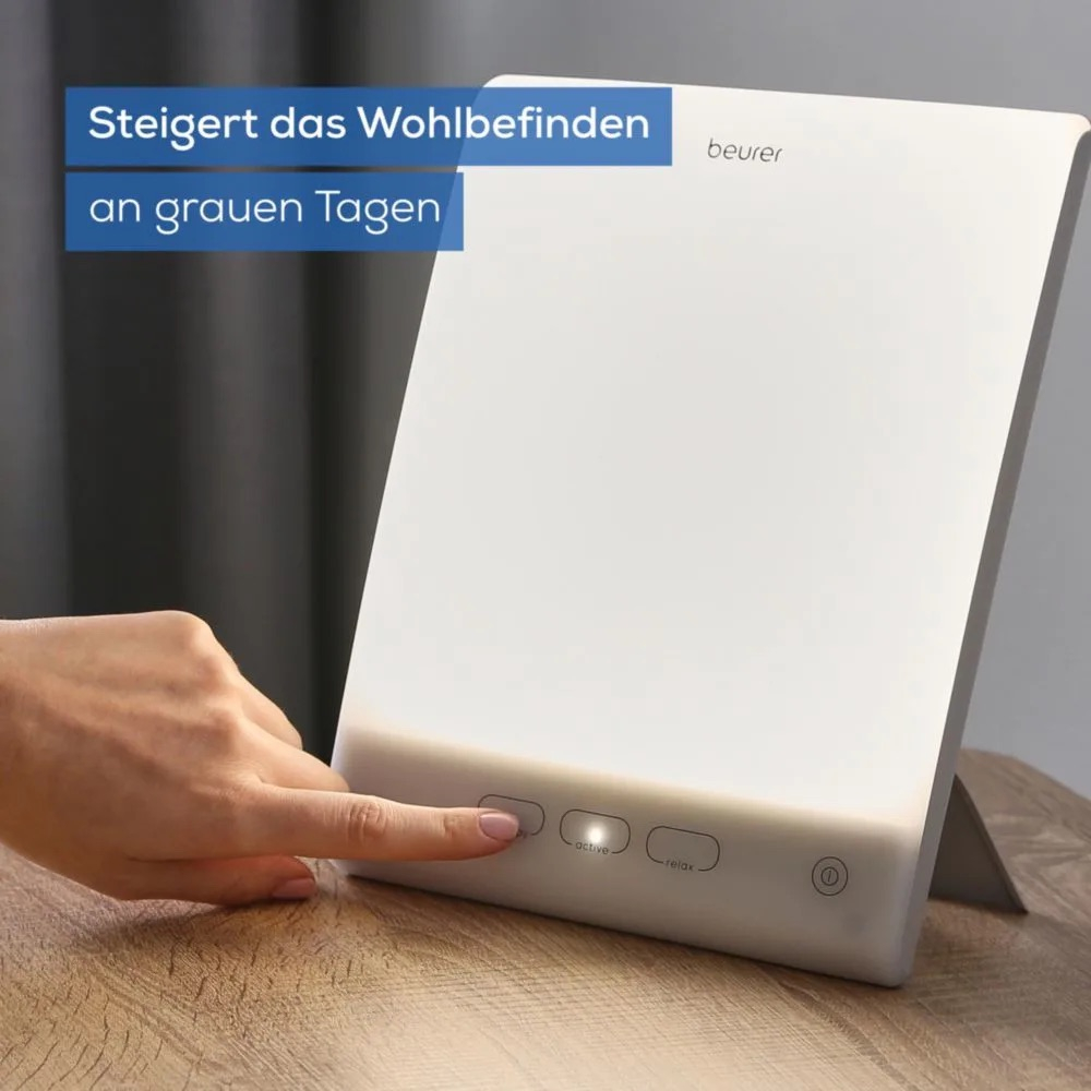TL 45 Perfect Day Tageslichtlampe Lichttherapie zur Tageslicht Simulation mit 3 Lichtstufen (60813) - Weiss