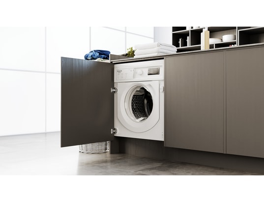 HOTPOINT - Lave linge encastrable BIWMHG81485EU, 8 kgs, 1400tr/mn,