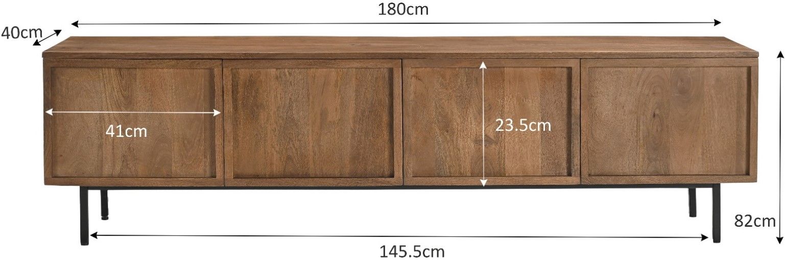 Dressoir Elan B180 x D40 x H50 cm