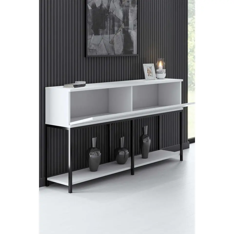 CALICOSY - Console 2 neerklapbare deuren LORD - 30x150x80 cm