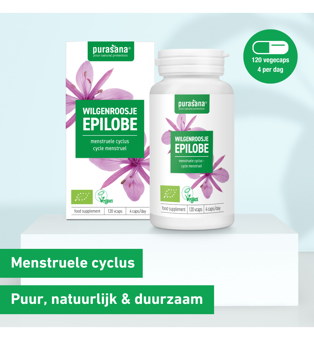 Purasana Wilgenroosje/Epilobe Vegan Bio (120 capsules)
