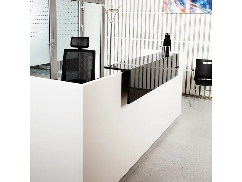 Reception Libra Komplet Fast 1730mm Hvid DPL